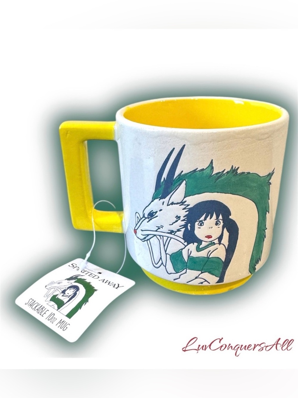 Studio Ghibli Spirited Away Haku and Chihiro Stacking Mug